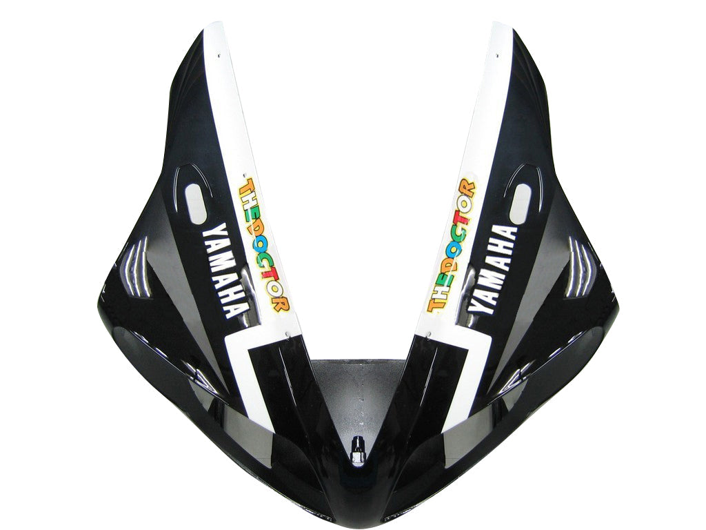 2002-2003 Yamaha YZF-R1 Amotopart Fairings Black White No.46 FIAT Racing