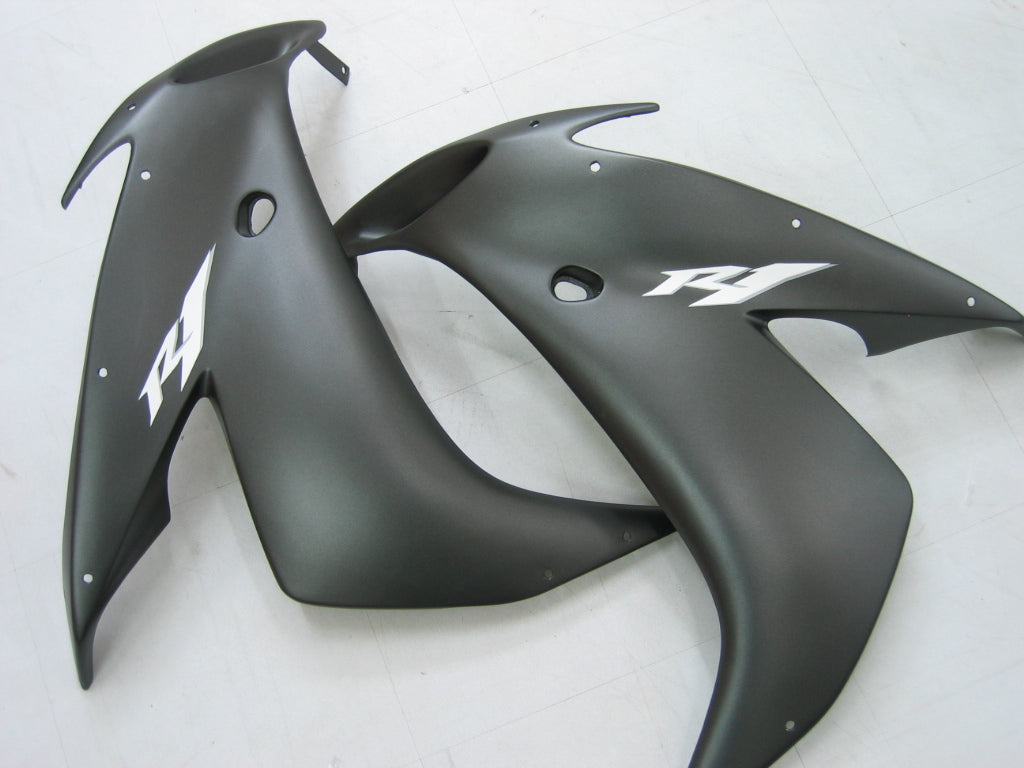 For YZF 1000 R1 2004-2006 Bodywork Fairing Black ABS Injection Molded Plastics Set