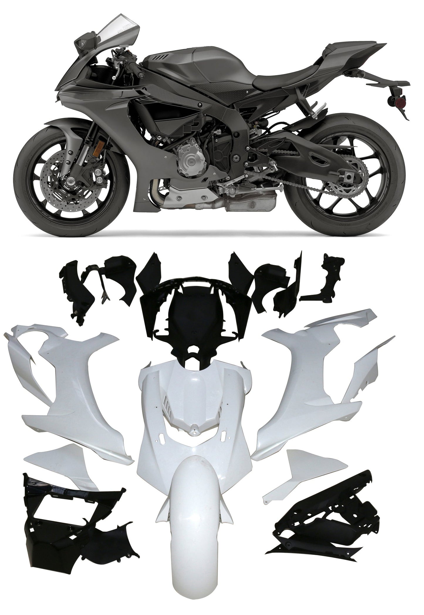 2015-2019 Yamaha YZF 1000 R1 Amotopart Injection Fairing Kit Bodywork Plastic ABS #1