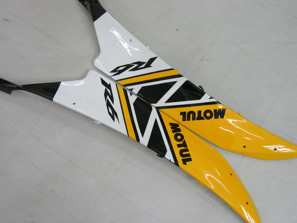 2006-2007 Yamaha YZF-R6 Yellow White Black Motul R6 Racing Amotopart Fairings Customs Fairing