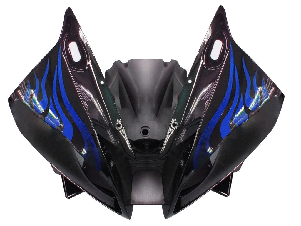 2006-2007 Yamaha YZF-R6 Black & Blue Flame R6 Racing Amotopart Fairings Customs Fairing