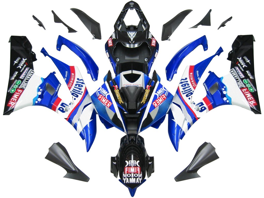 2006-2007 Yamaha YZF-R6 Blue Black Sterilgard R6 Racing Amotopart Fairings Customs Fairing