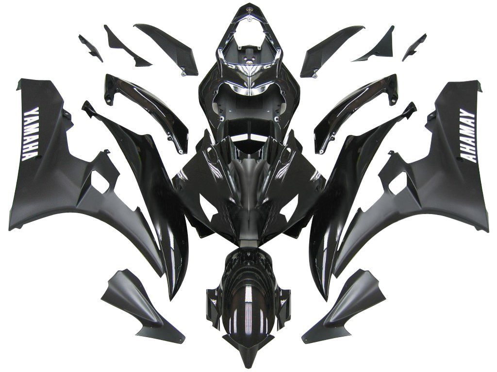 2006-2007 Yamaha YZF-R6 Contrast Black R6 Racing Amotopart Fairings Customs Fairing