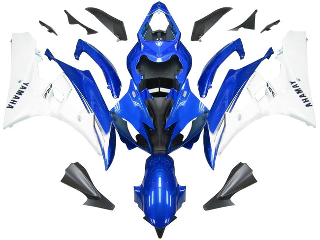 2006-2007 Yamaha YZF-R6 Blue & White R6 Racing Amotopart Fairings Customs Fairing