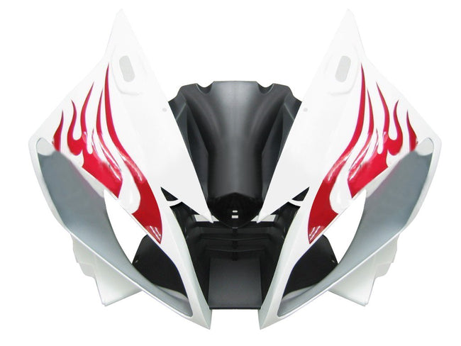 2006-2007 Yamaha YZF-R6 White & Red Flame R6 Racing Amotopart Fairings Customs Fairing