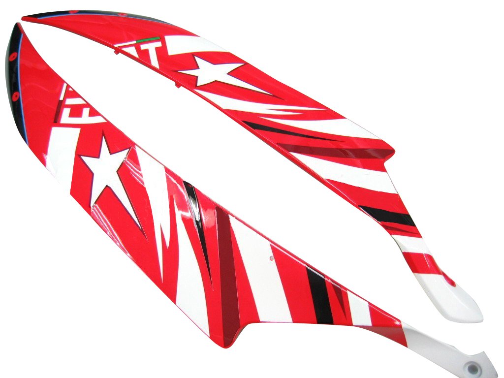 2006-2007 Yamaha YZF-R6 Red White Star FIAT R6 Racing Amotopart Fairings Customs Fairing