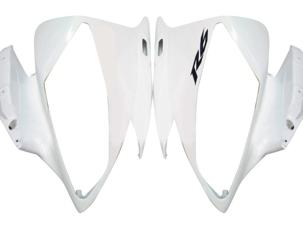 2006-2007 Yamaha YZF-R6 White Black R6 Racing Amotopart Fairings Customs Fairing