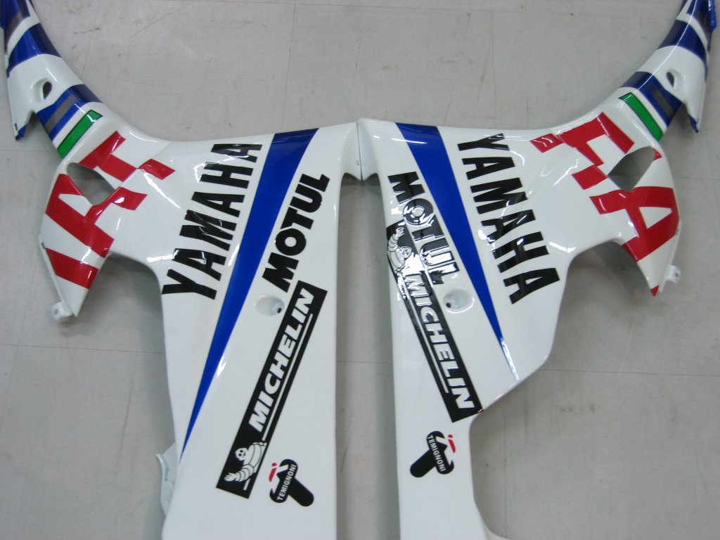 2006-2007 Yamaha YZF-R6 White Blue No.46 FIAT R6 Racing Amotopart Fairings Customs Fairing