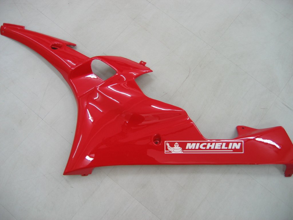 2006-2007 Yamaha YZF-R6 White Red Michelin R6 Racing Amotopart Fairings Customs Fairing