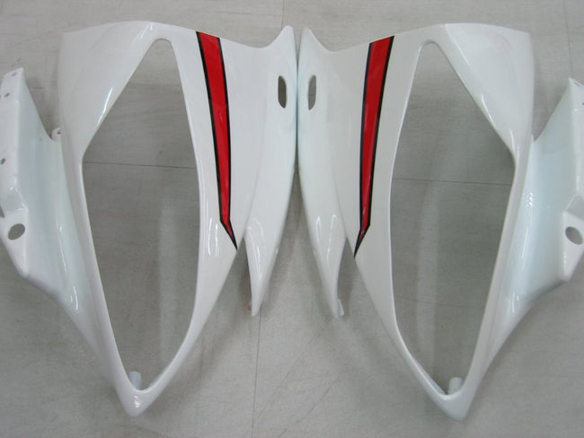 2006-2007 Yamaha YZF-R6 White Red Michelin R6 Racing Amotopart Fairings Customs Fairing