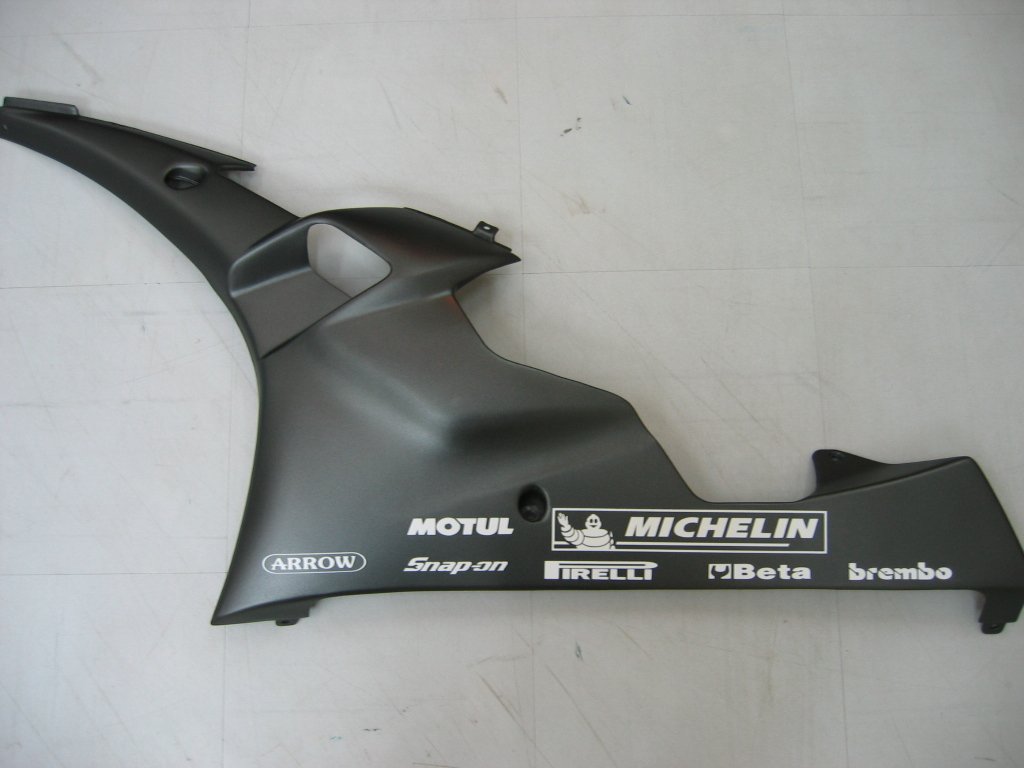 2006-2007 Yamaha YZF-R6 Black White R6 Racing Amotopart Fairings Customs Fairing