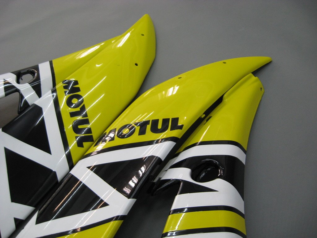 2006-2007 Yamaha YZF-R6 Yellow White Black R6 Racing Amotopart Fairings Customs Fairing