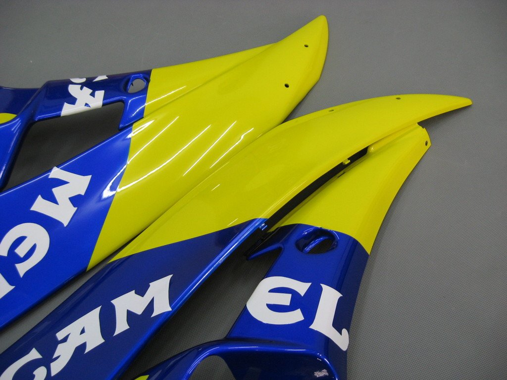 2006-2007 Yamaha YZF-R6 Yellow Blue No.46 Camel R6 Racing Amotopart Fairings Customs Fairing