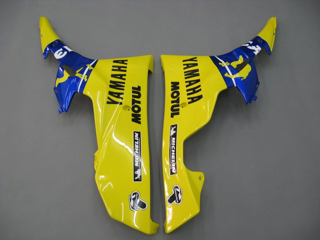 2006-2007 Yamaha YZF-R6 Yellow Blue No.46 Camel R6 Racing Amotopart Fairings Customs Fairing