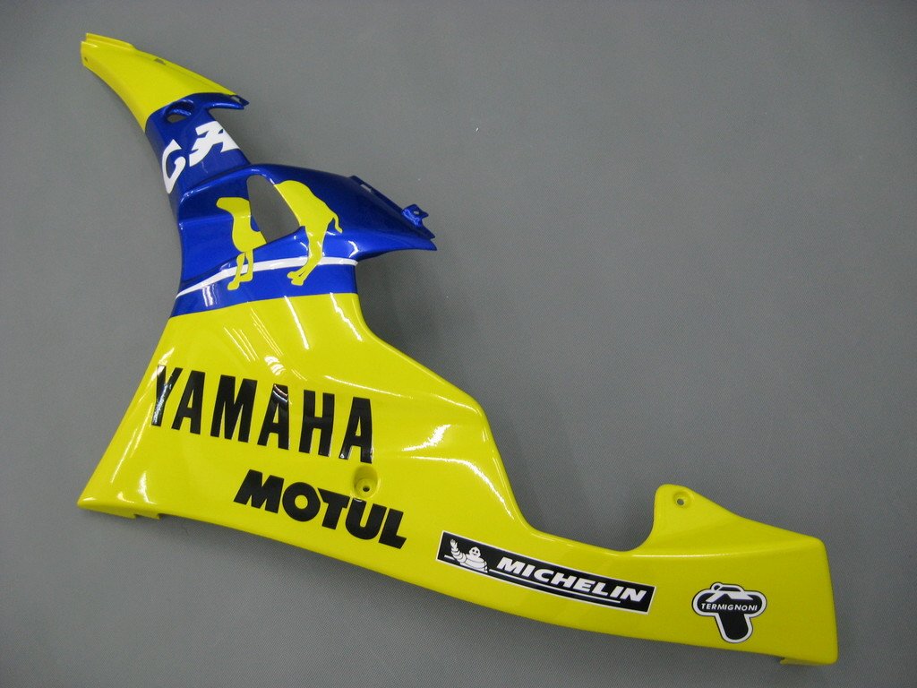 2006-2007 Yamaha YZF-R6 Yellow Blue No.46 Camel R6 Racing Amotopart Fairings Customs Fairing