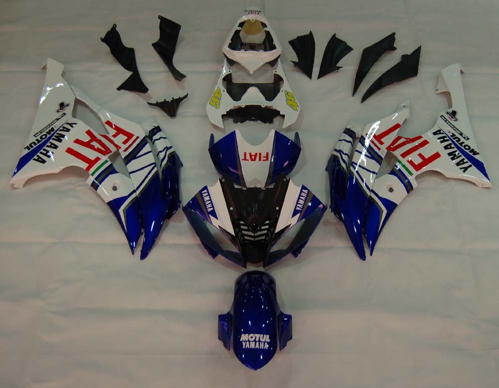 2008-2016 Yamaha YZF-R6 White Blue No.46 FIAT R6 Racing Amotopart Fair ...