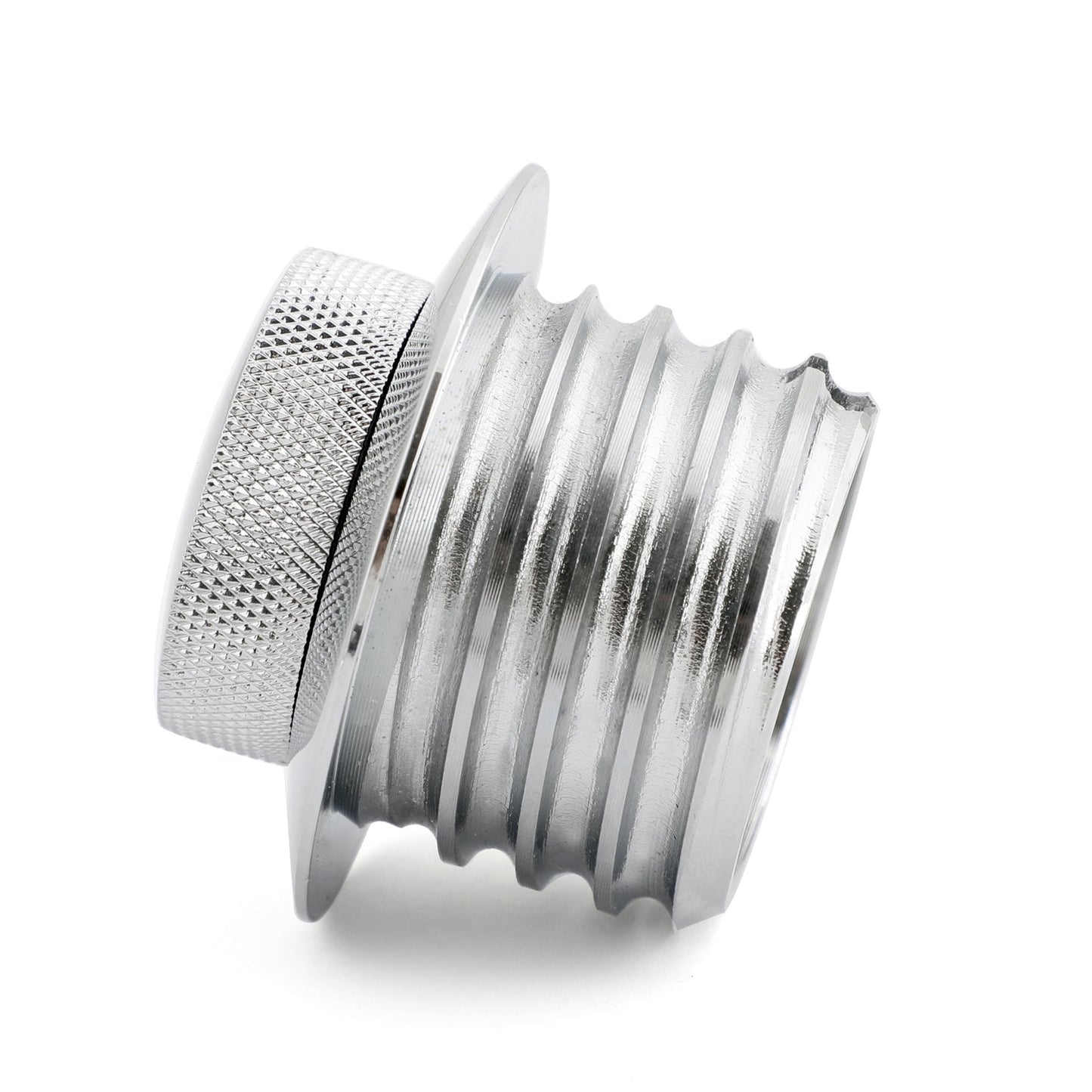 Chrome Flush Pop Up Reservoir Gas Cap Vented Fuel Tank Fit for Sportster
