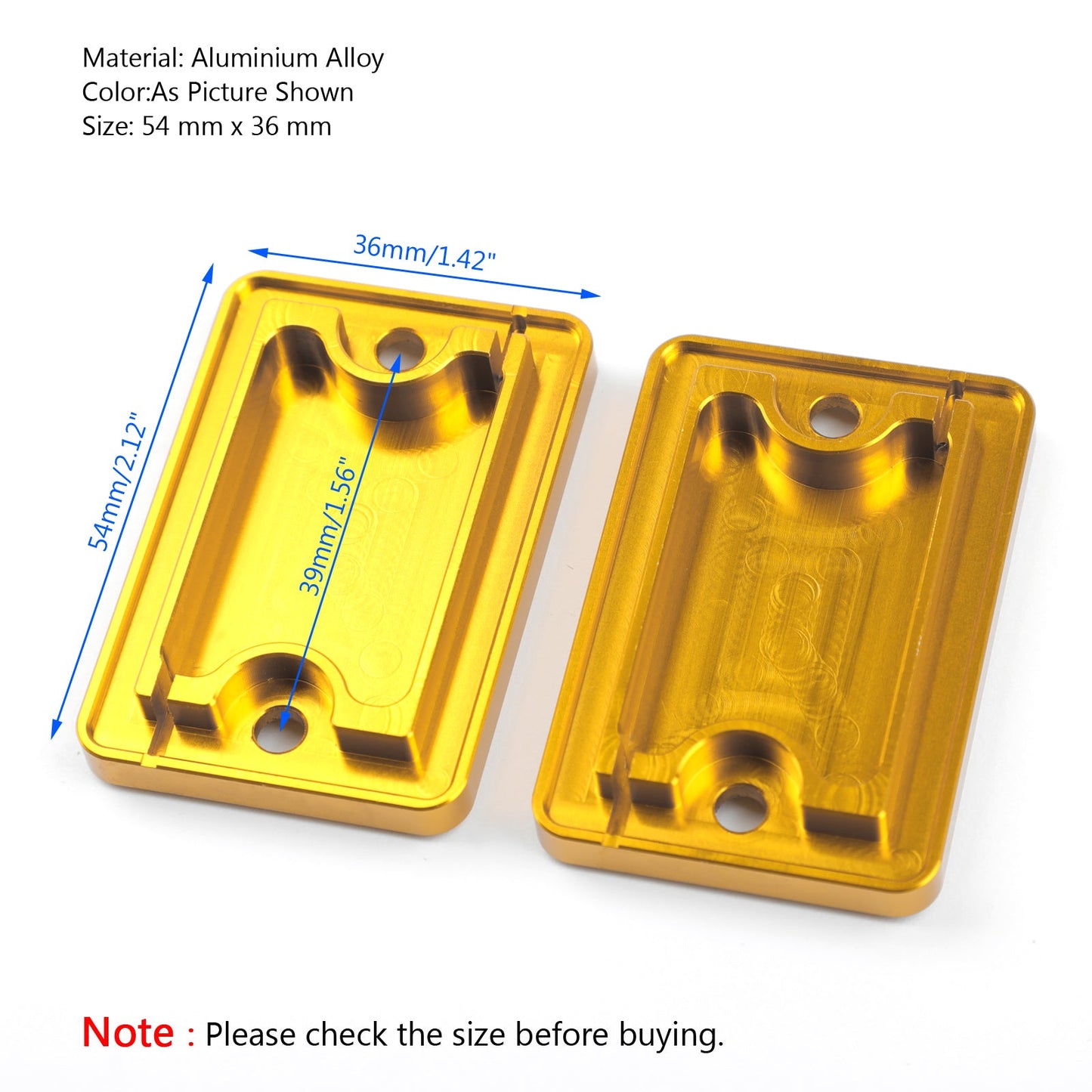 Front Rear Brake Fluid Reservoir Cap For Honda CBR500R CB500F/X CB300F 13-17 Generic