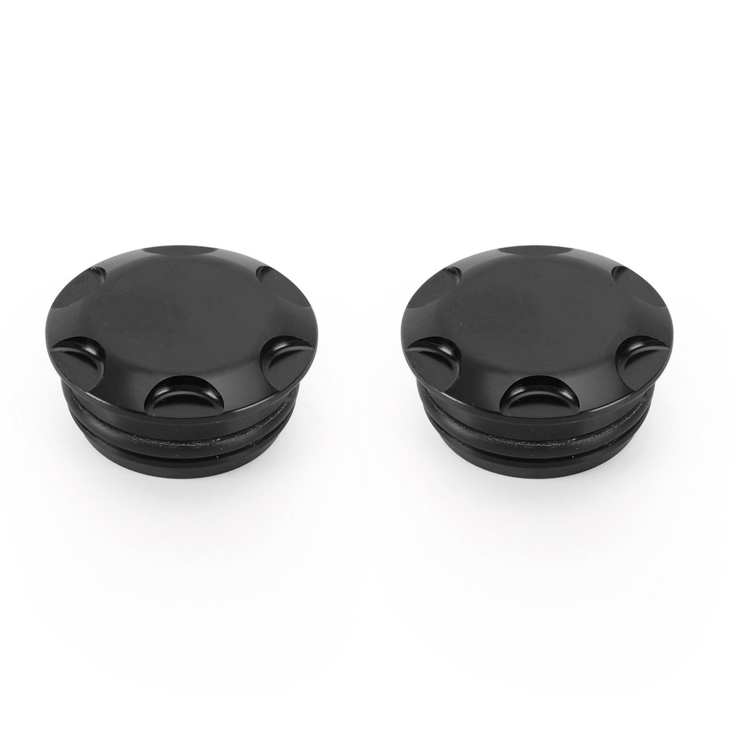 Aluminum Black Frame Hole Caps Plugs Cover Fit for Kawasaki Ninja 250 400 18-22