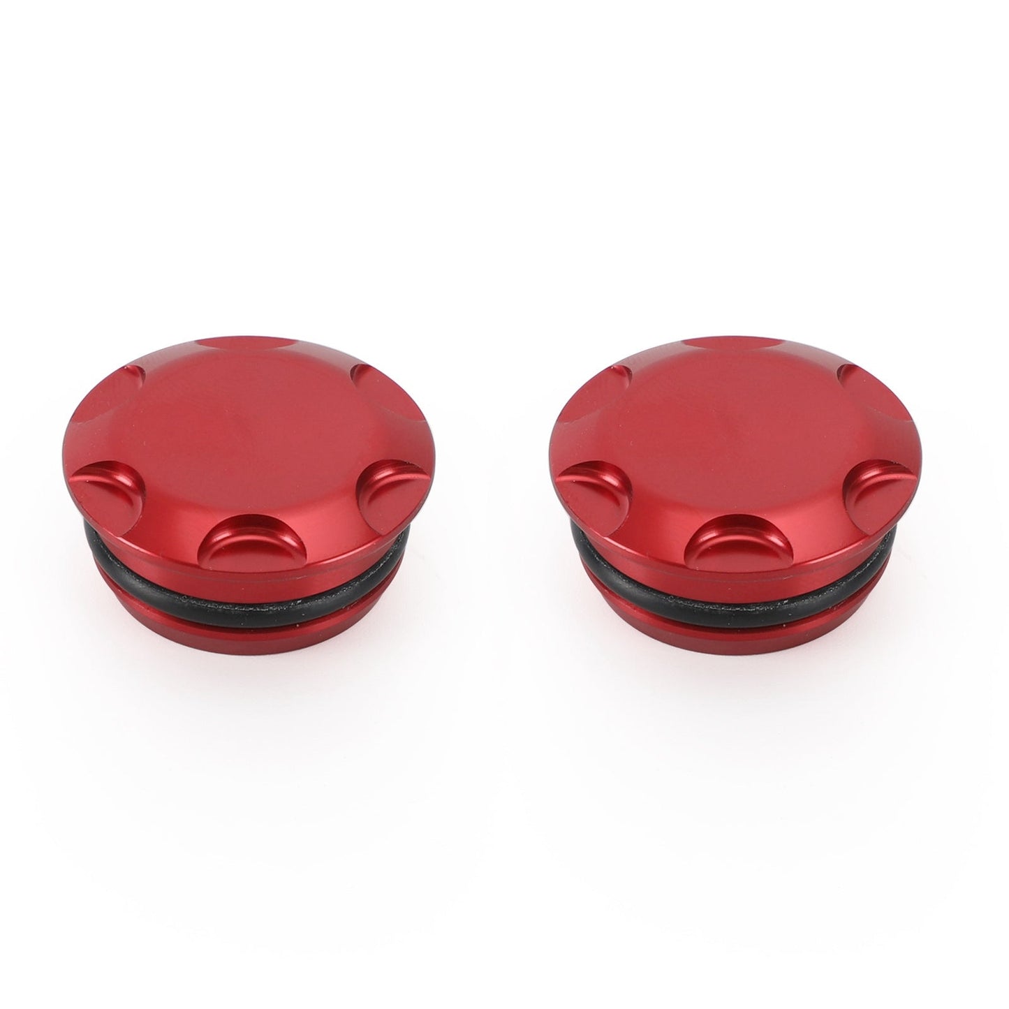 Aluminum Black Frame Hole Caps Plugs Cover Fit for Kawasaki Ninja 250 400 18-22