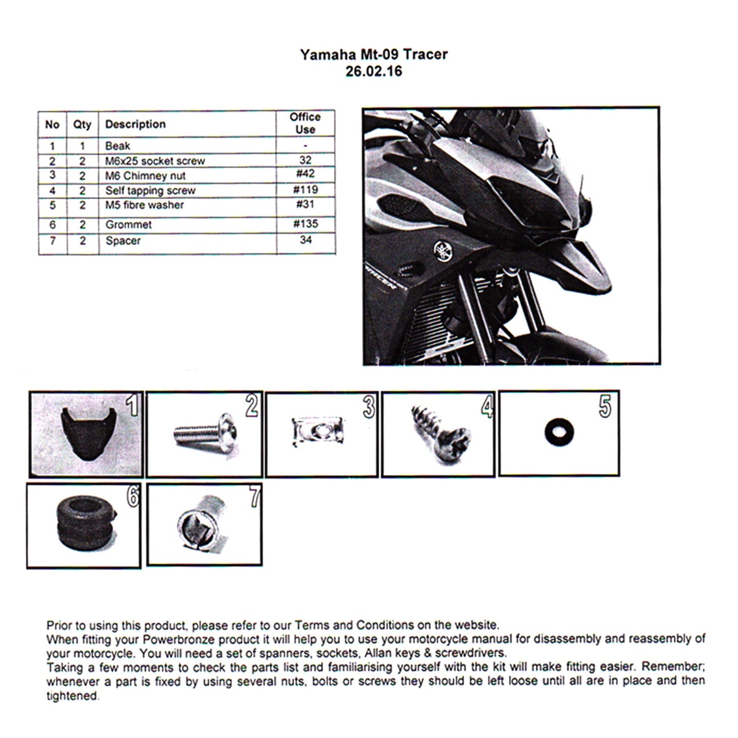 Front Hugger Wheel Cover Beak Extension For Yamaha FJ-09 MT-09 Tracer 2015-2018