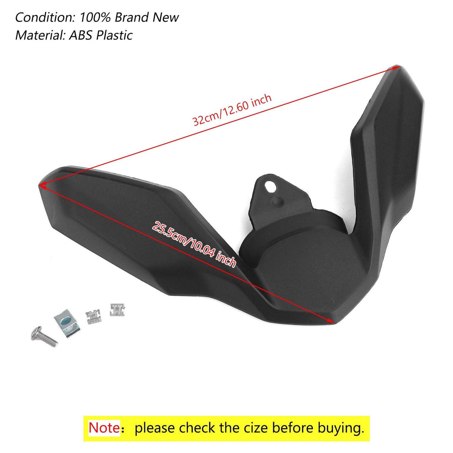 Motorcycle Front Fender Beak Extension Wheel Cover For BMW R1200GS LC 2017-2019