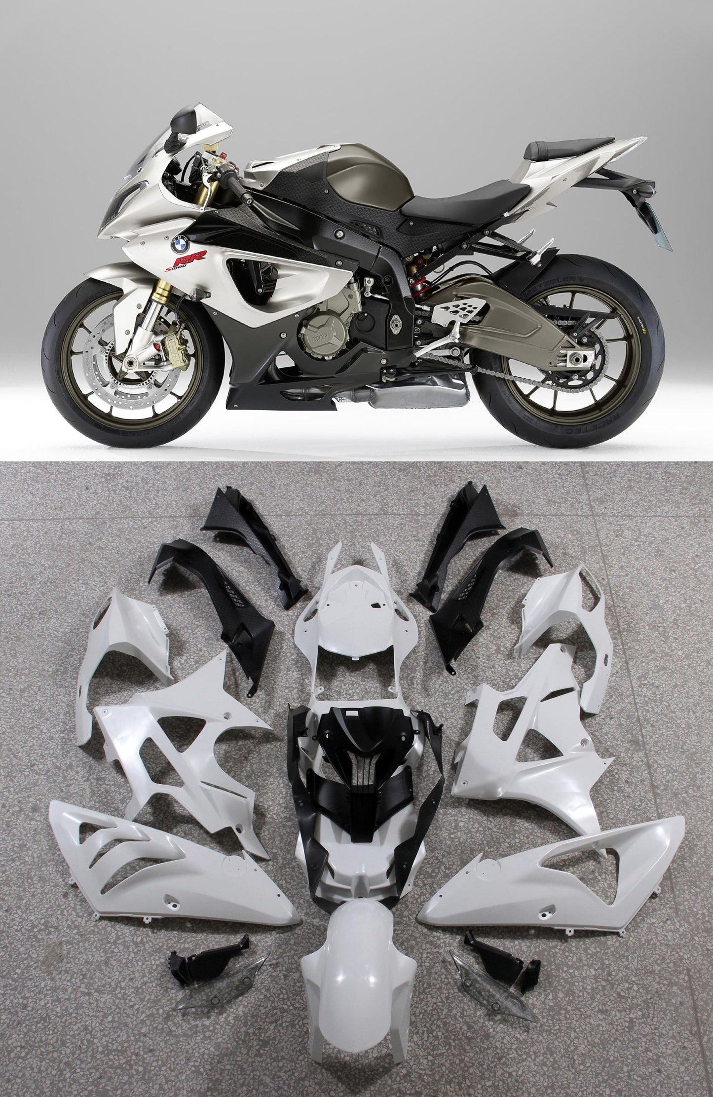 Generic Fit For BMW S1000RR 2009-2014 Bodywork Fairing ABS Injection Molding 13 Style