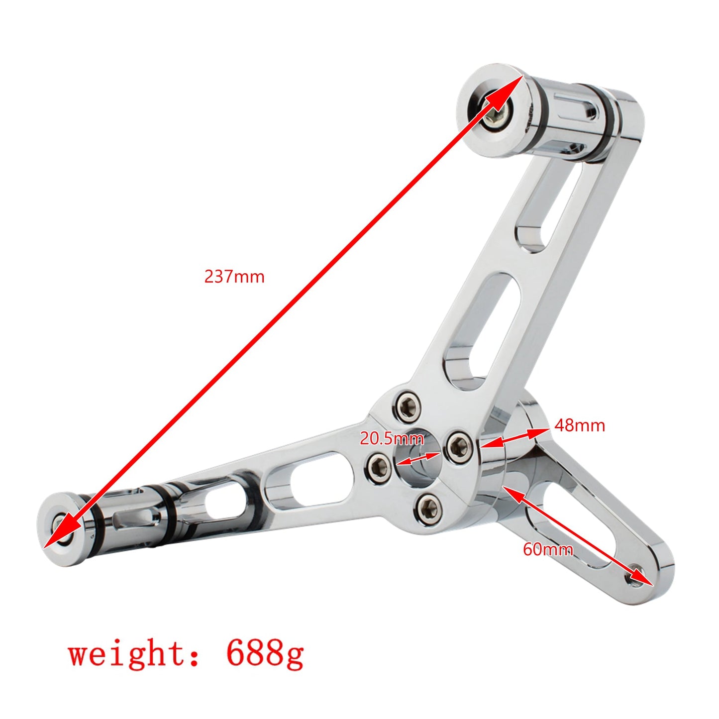 Motorcycle Pedal With Gearshift Lever Chrome A Fit For Sportster 883 1200 04-07