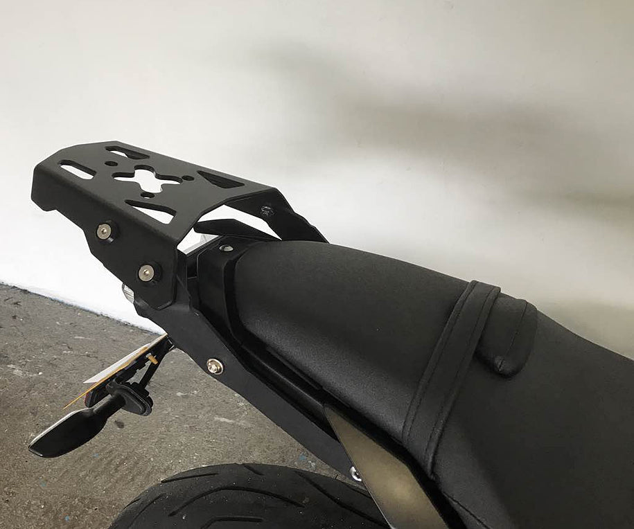 Black Luggage Rack Rear Carrier Plate kit For Yamaha MT-10 2016-2017