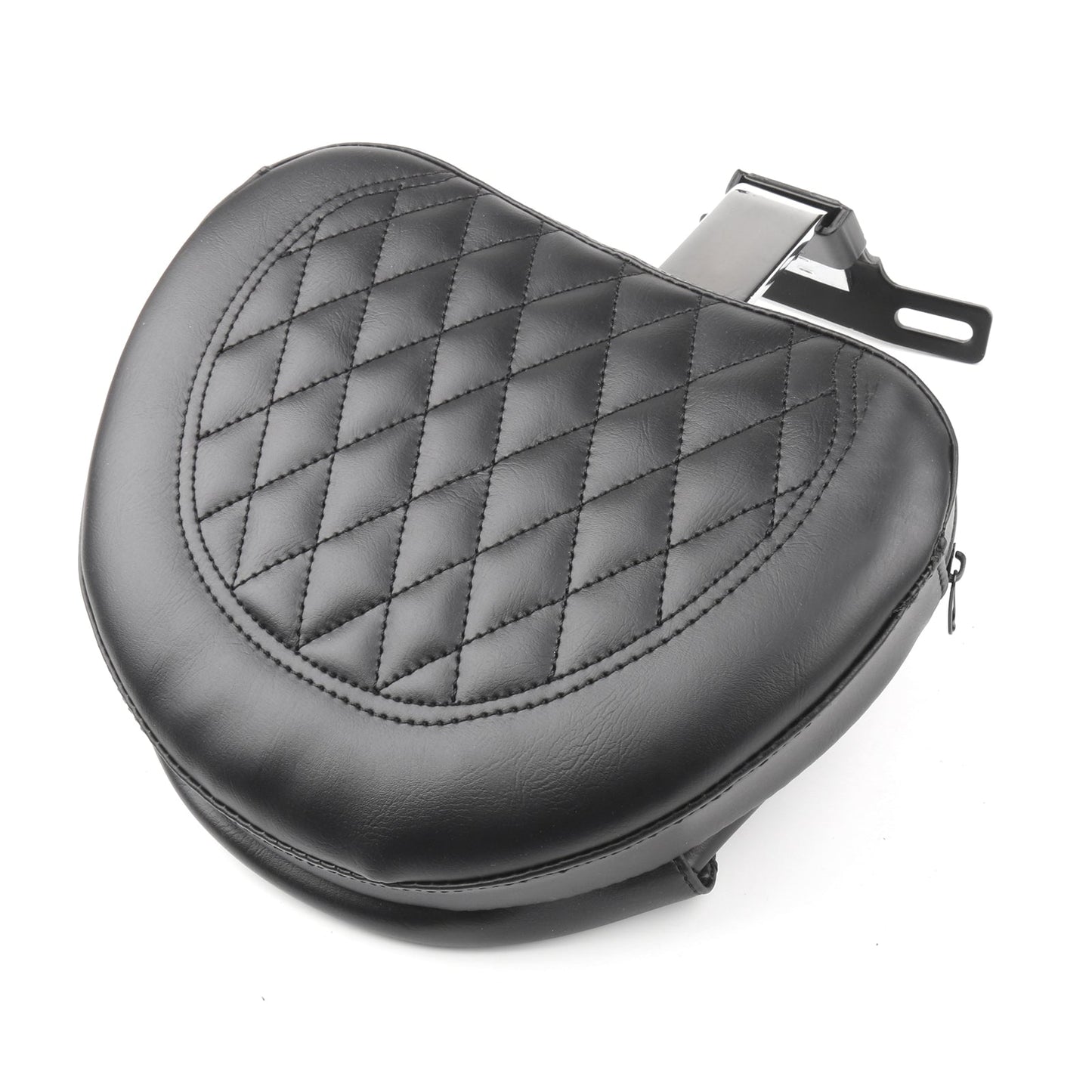Driver Rider Backrest Pad For 07-17 Harley Fatboy FLSTF Heritage Softail Generic