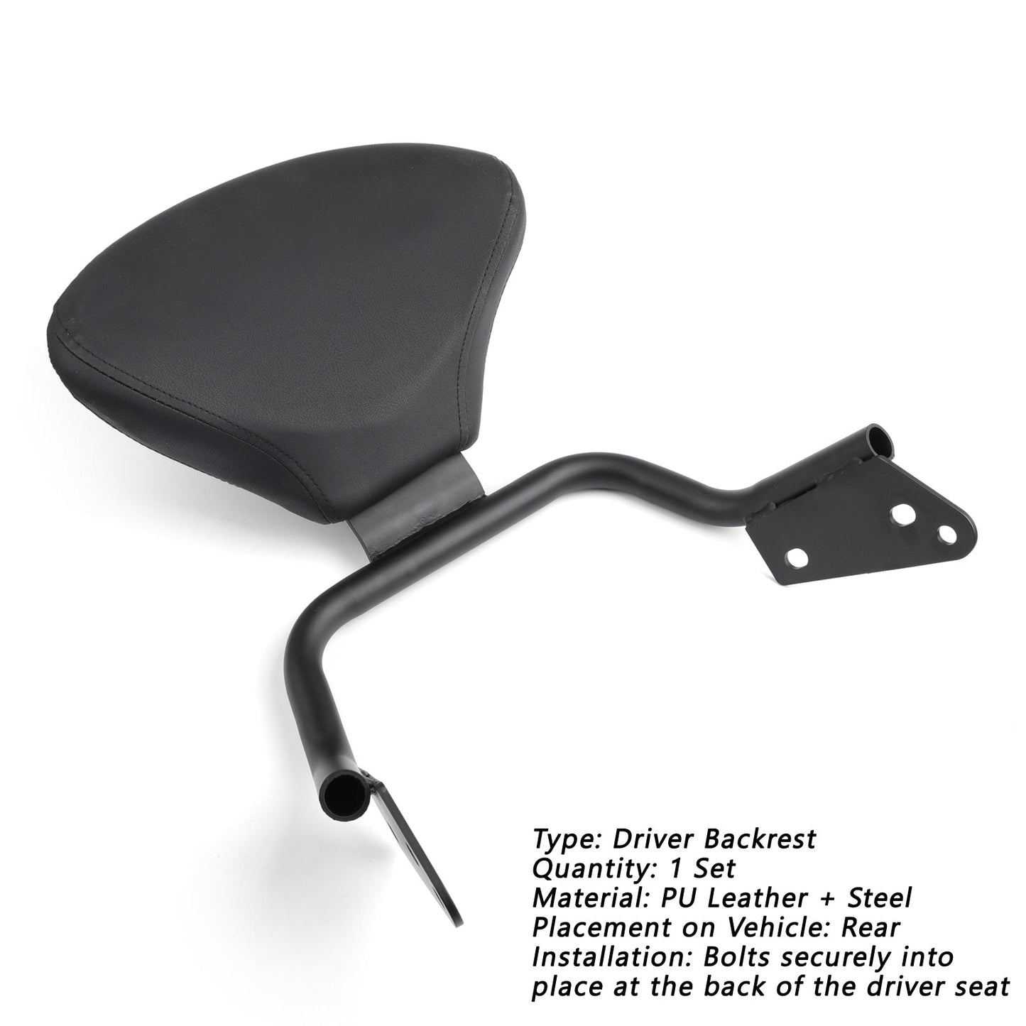 1x Passenger Backrest Support Sissy Bar Fits Honda X-ADV XADV 750 2017-2018