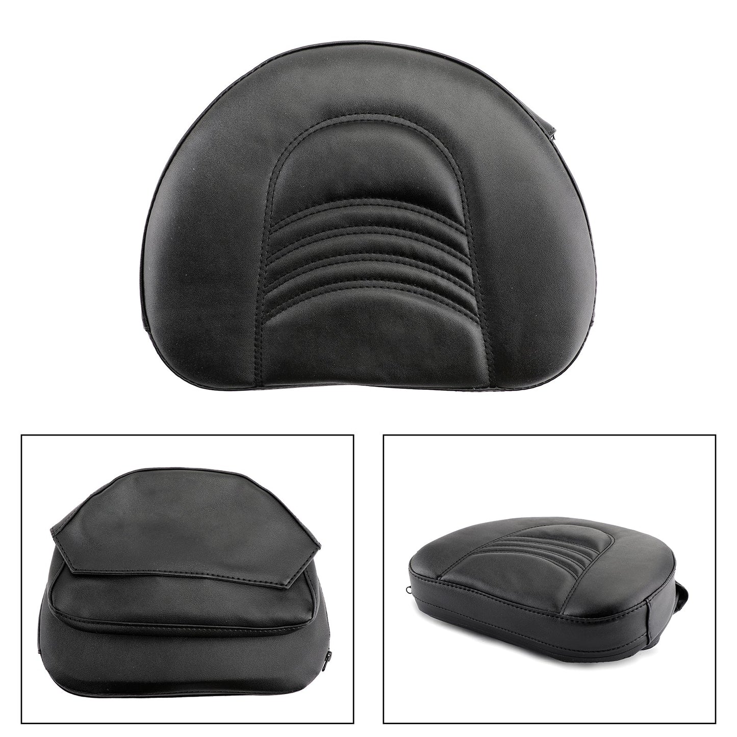 Motorcycle Driver Rider Backrest Cushion Pad For Touring Street Glide