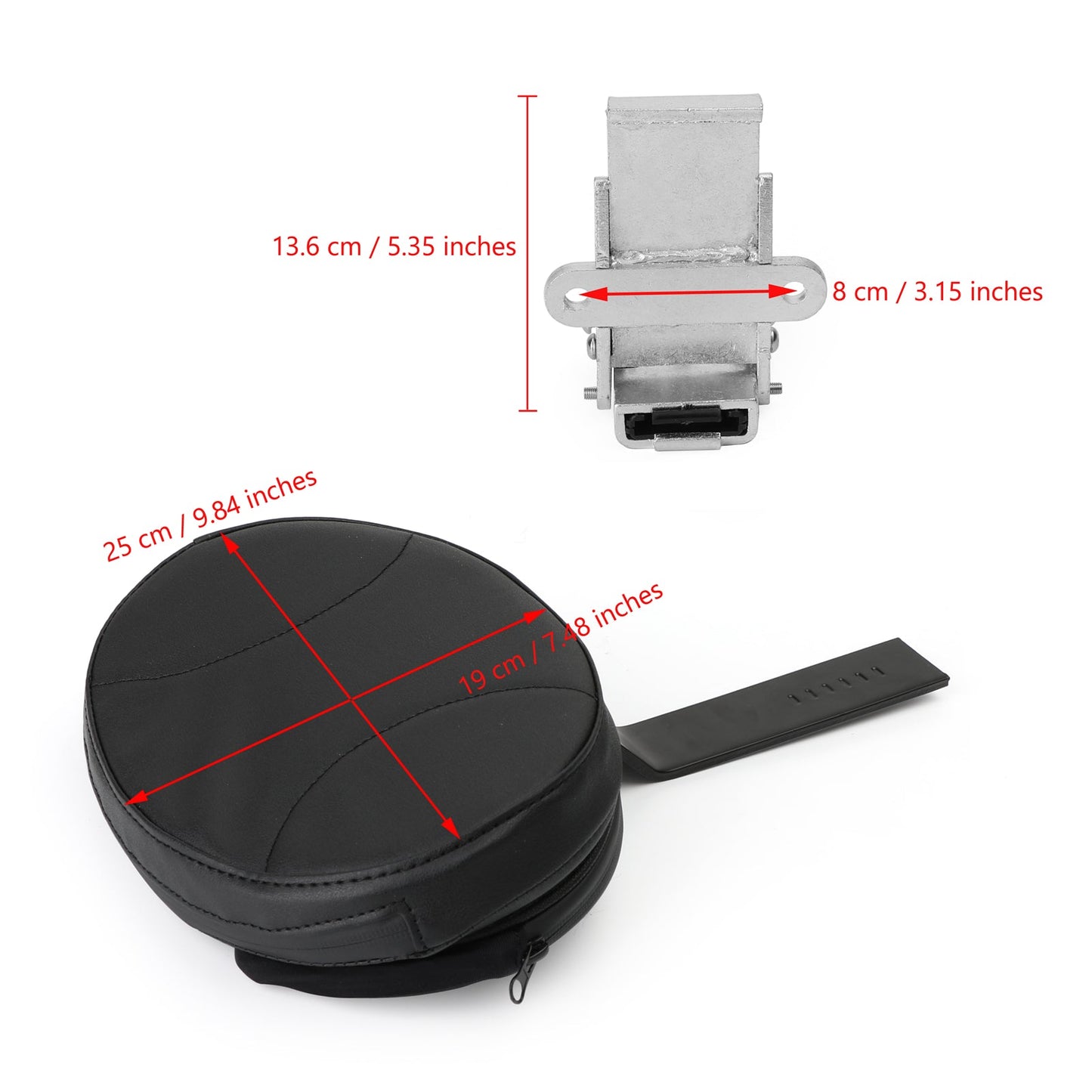 Driver Backrest For Victory High Ball Dyna Softail Touring 10-19 Generic