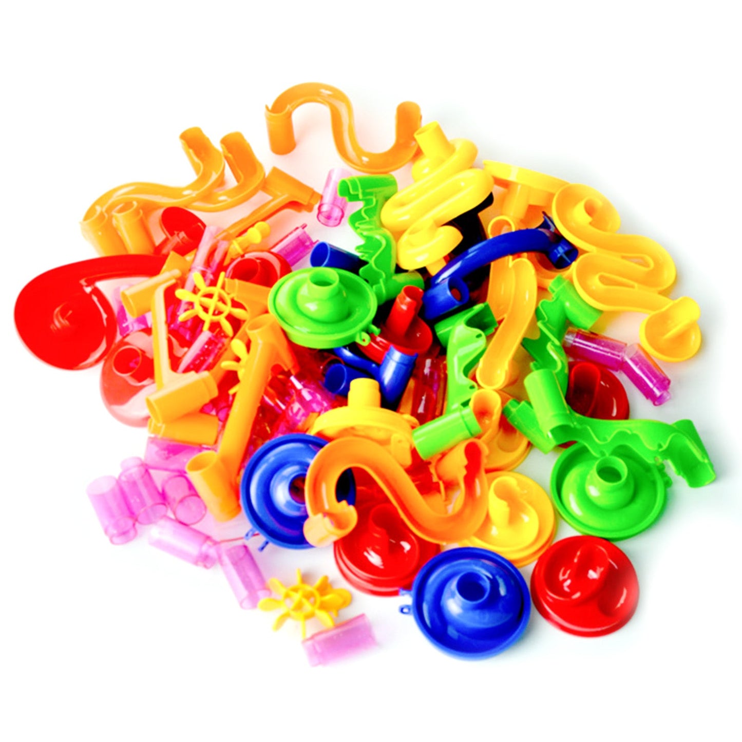 105pcs Kids Marble Run Race Set Railway Building Blocks Construction Track Toy Generic