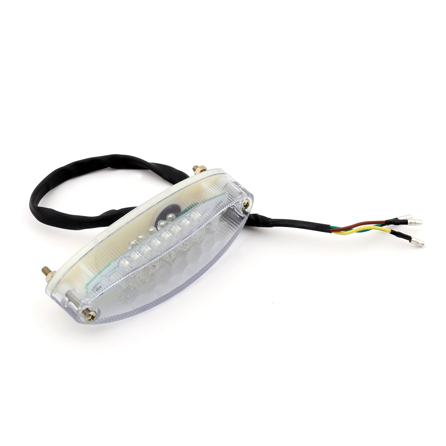 Red Lens LED Motorcycle Bike Brake Running License Plate Tail Light Universal