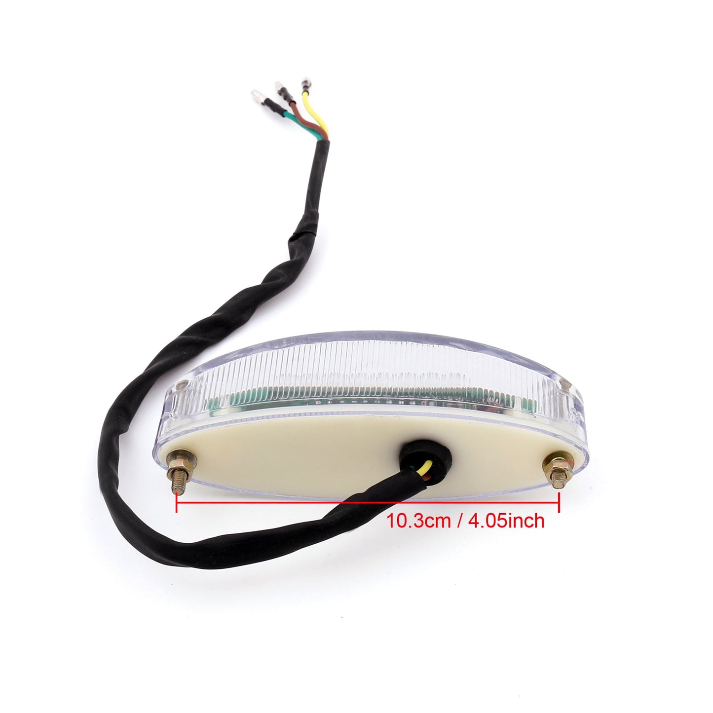 Red Lens LED Motorcycle Bike Brake Running License Plate Tail Light Universal