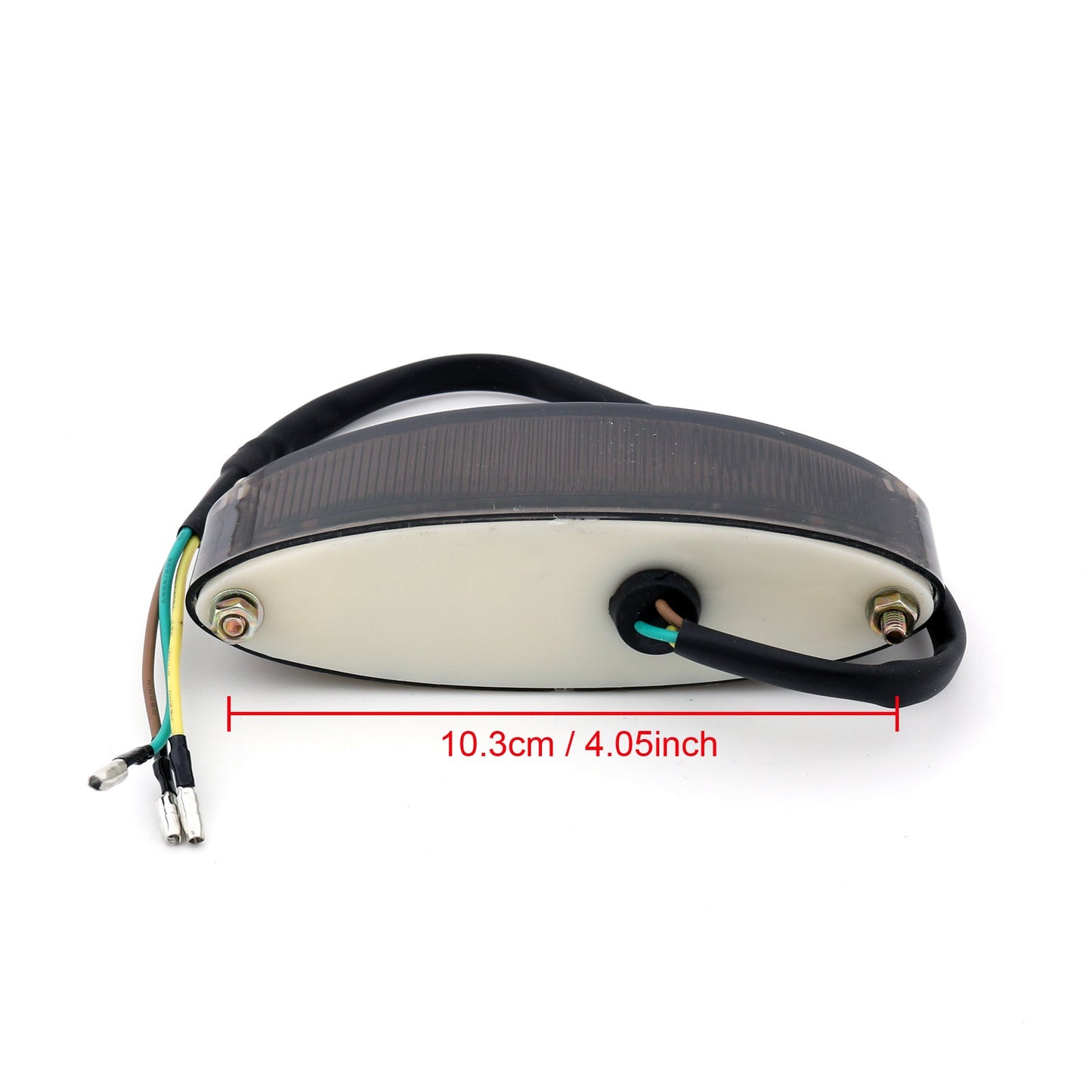 Red Lens LED Motorcycle Bike Brake Running License Plate Tail Light Universal