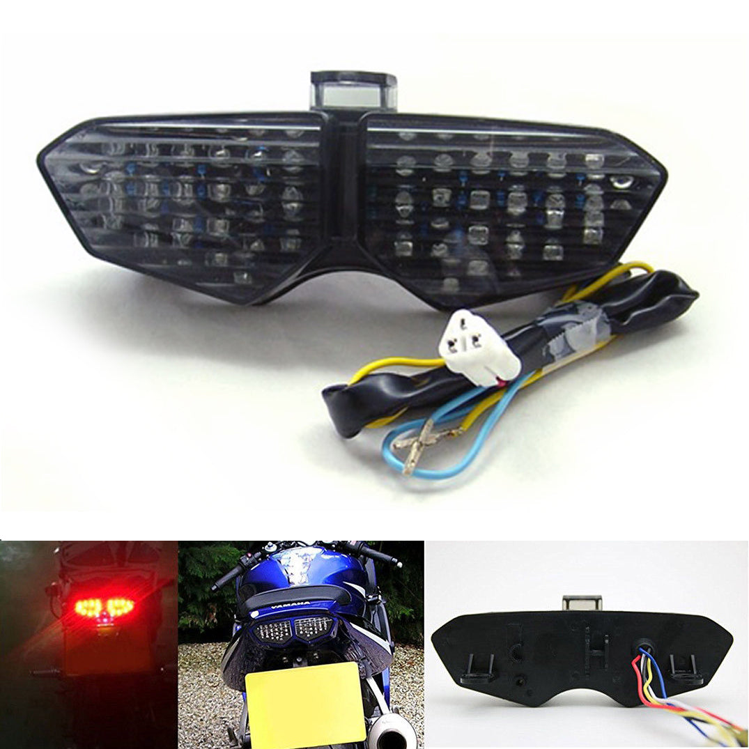 Areyourshop Integrated LED TailLight Turn Signals For Yamaha YZF R6 03-05 YZF R6S 2006-2008 Generic
