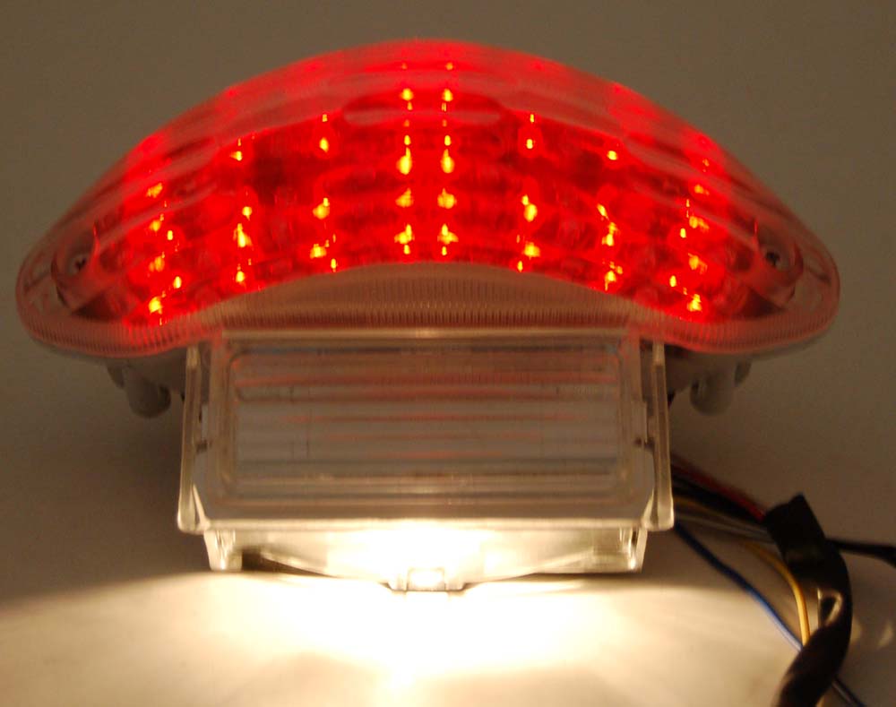 Integrated LED TailLight Turn Signals for Suzuki 1300 99-07 Katana 750 Smoke
