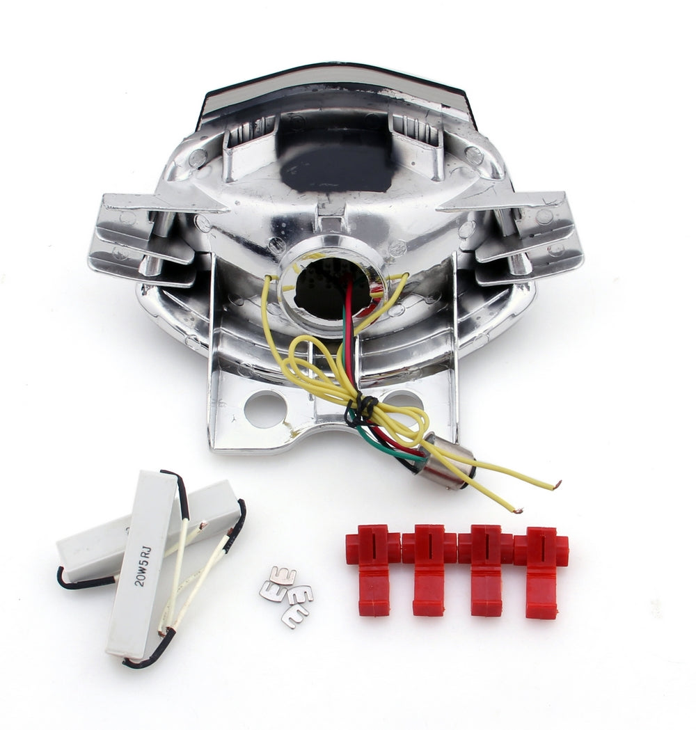 Integrated LED TailLight Turn Signals for Kawasaki Ninja 650R 2006-2008 Clear
