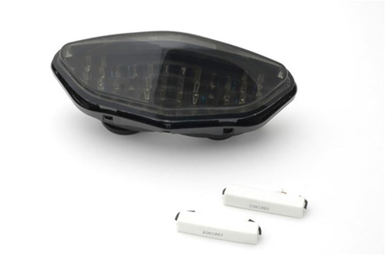 Integrated LED TailLight Turn Signals for Suzuki DL 650 1000 V-Strom 03-08 Clear