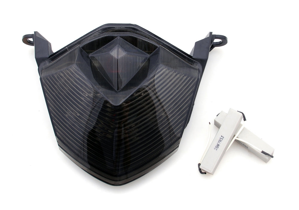 Integrated LED TailLight Turn Signals for Kawasaki Z750 Z1000 ZX6R ZX10R Clear