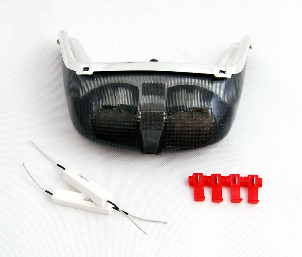 Smoke LED Taillight + Turn Signals For Yamaha YZF R6 1998-2000