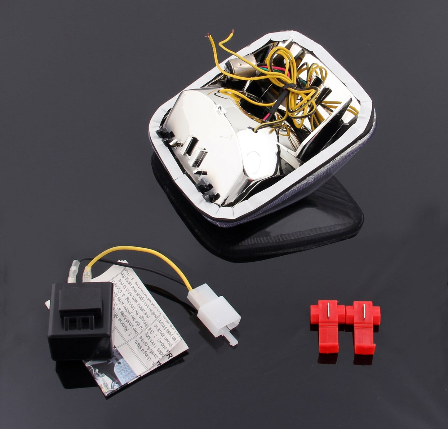 Clear LED Taillight integrated Turn Signals Fit For Deuce All Year