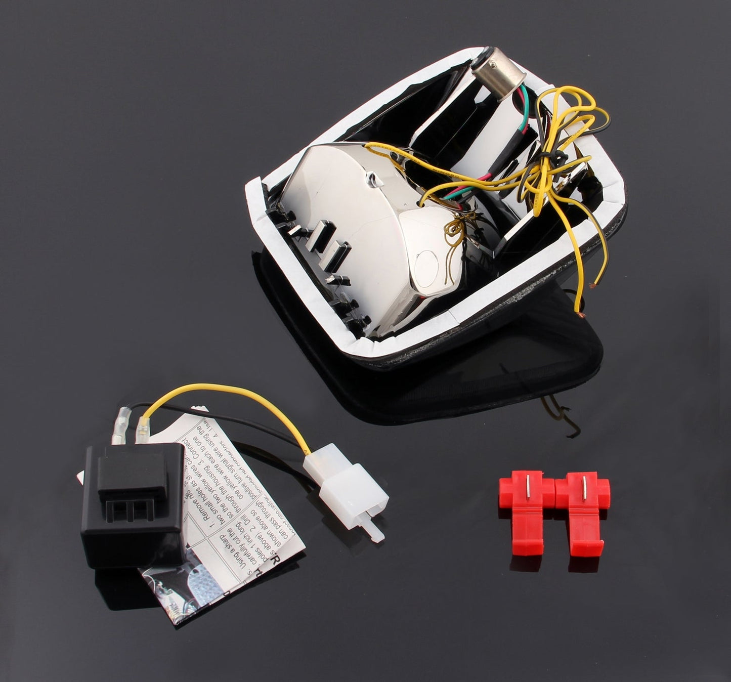 Clear LED Taillight integrated Turn Signals Fit For Deuce All Year
