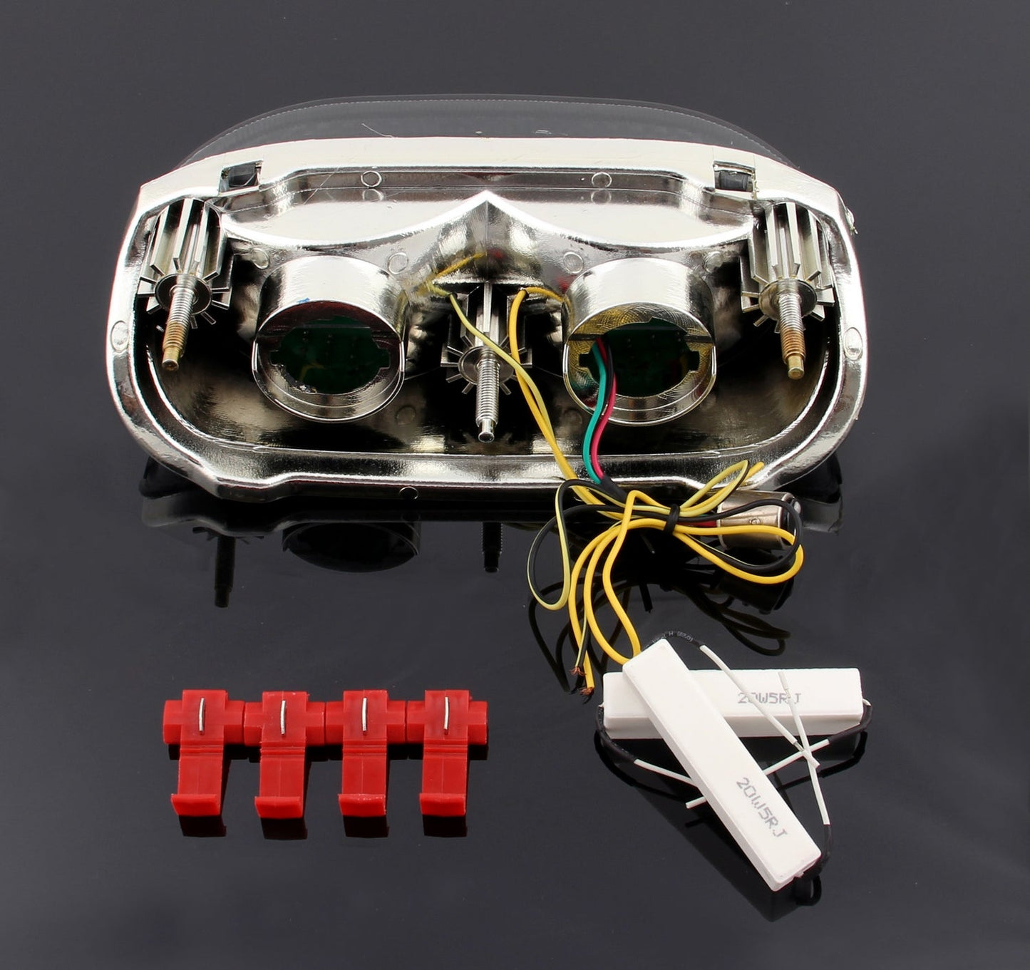 Smoke LED Taillight + Turn Signals for Kawasaki ZZR600 ZZR250 2004 ZX600E ZX11R