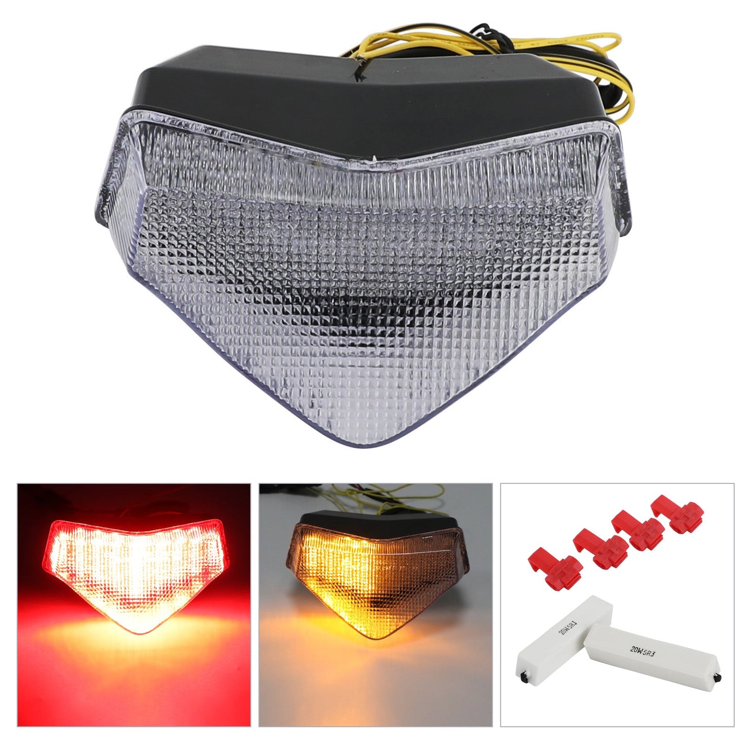 LED Taillight integrated Turn Signals For Tiger Speed Triple Sprint ST C