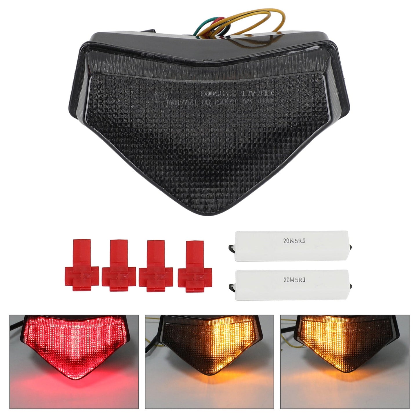 LED Taillight integrated Turn Signals For Tiger Speed Triple Sprint ST C