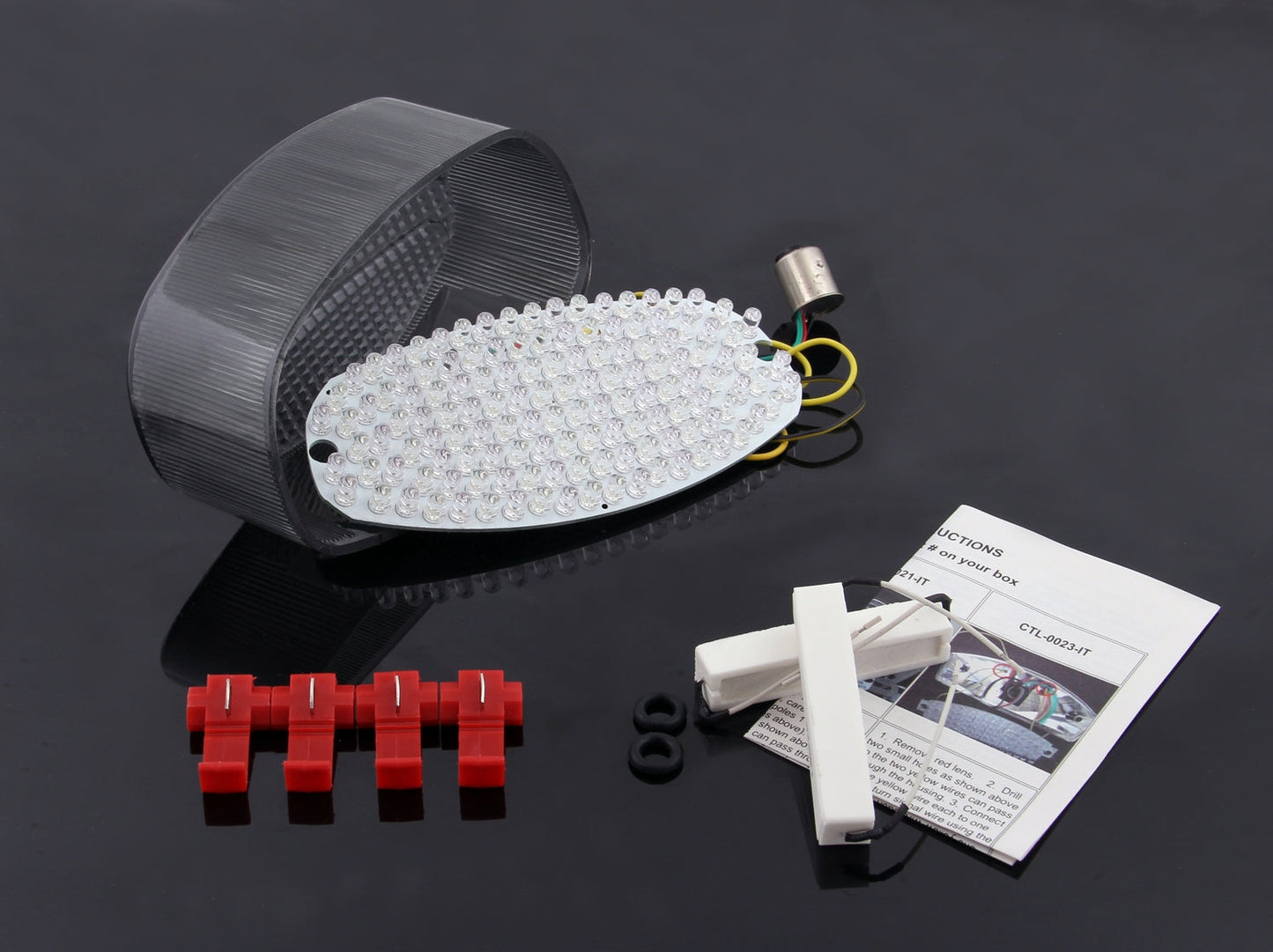 Clear Taillight integrated Turn Signals for Yamaha R6 YZF600R Vstar 1100 Custom