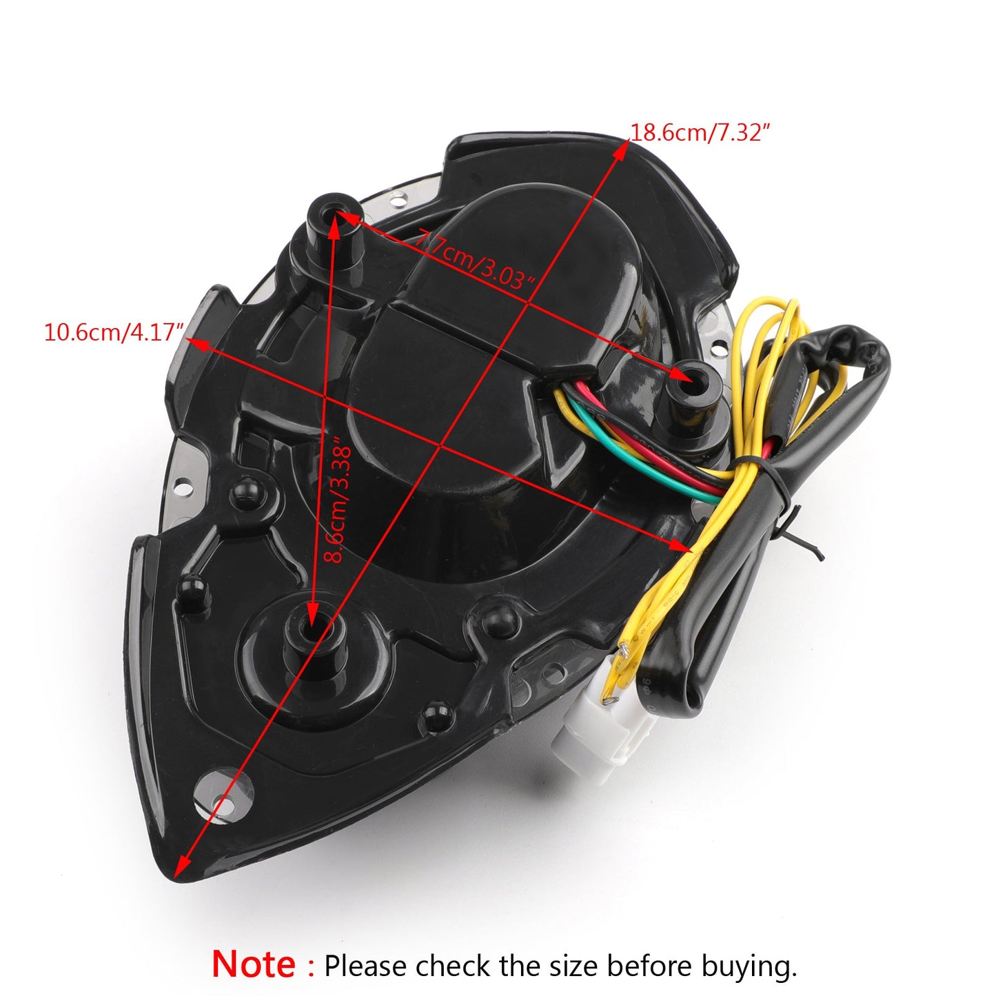 Clear LED Taillight integrated Turn Signals for Yamaha Roadstar 2004-2008